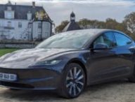 Tesla Model 3 (2023) // Source : Raphaelle Baut pour Numerama