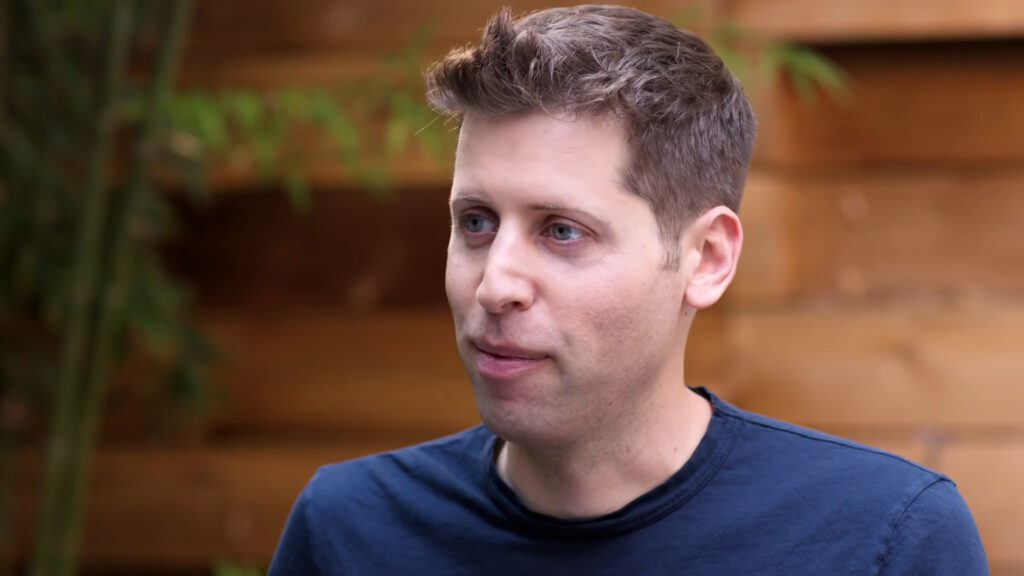 Sam Altman en 2016 // Source : youtube/ Y Combinator