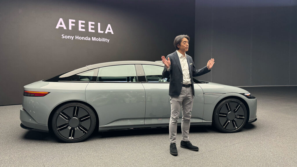 Afeela at CES 2024 // Source: Nicolas Lellouche