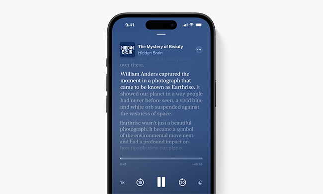 Apple podcasts transcript