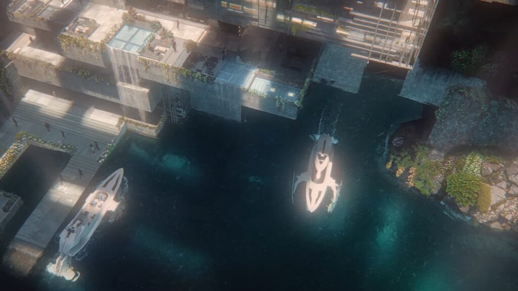 Aquellum must only be accessible by sea // Source: Neom / YouTube