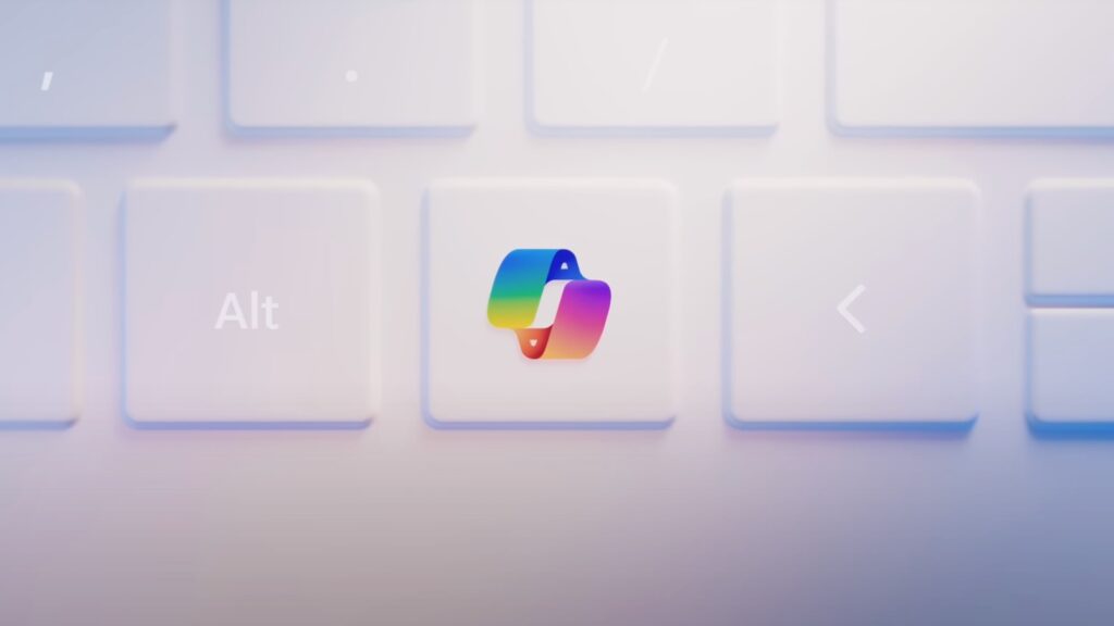 The Copilot key on Windows keyboards // Source: Microsoft