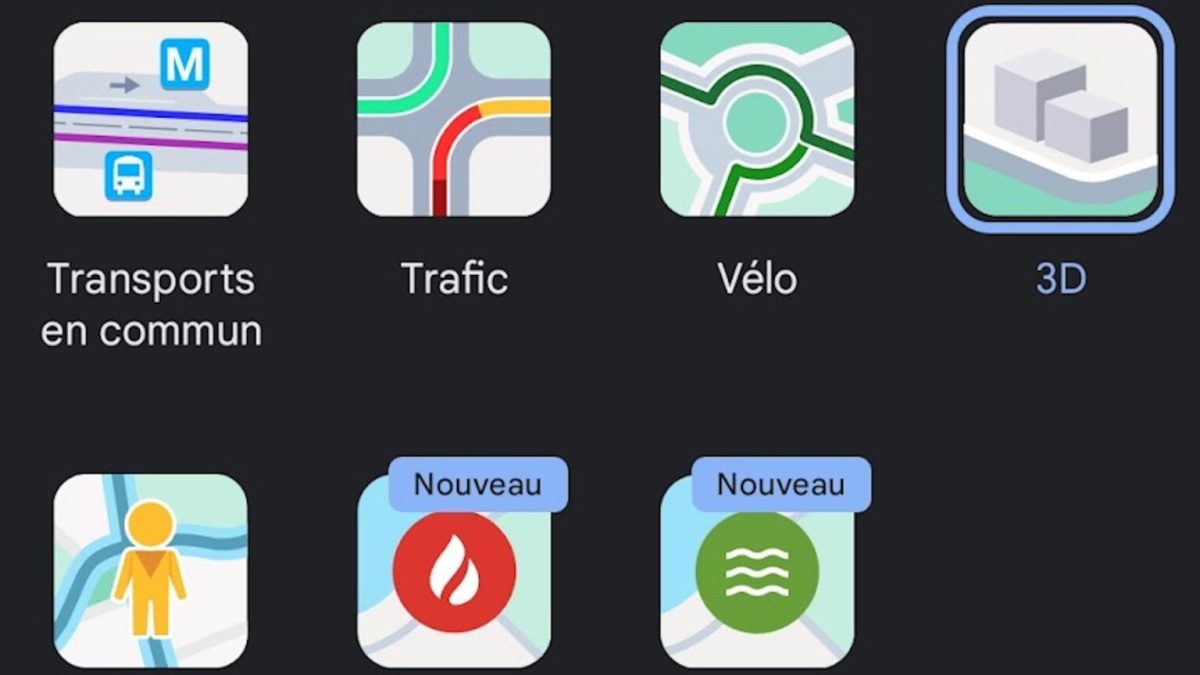 Google Maps ajoute la navigation en 3D // Source : Capture d'écran