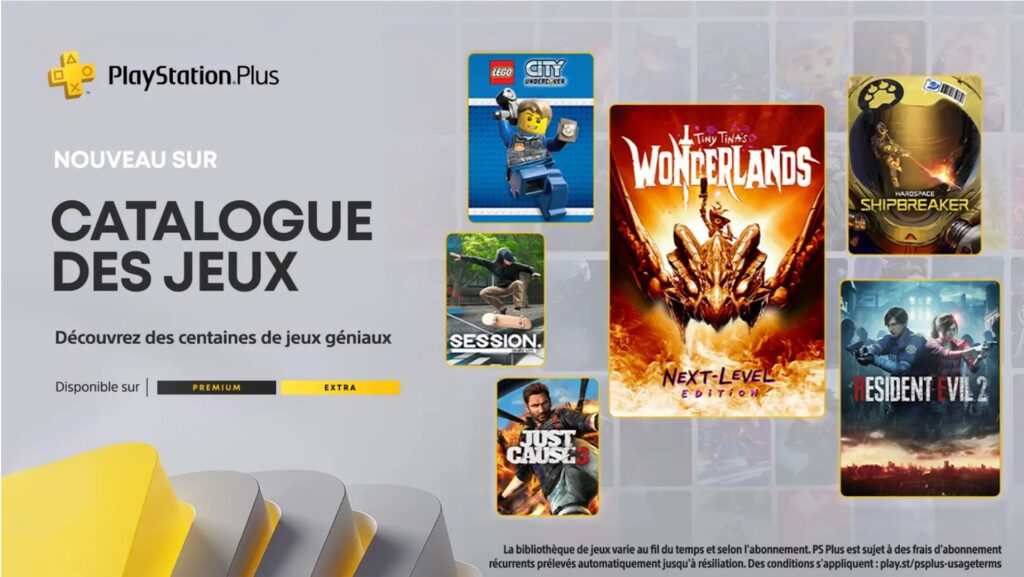 PlayStation Plus Premium en janvier 2024 // Source : Sony