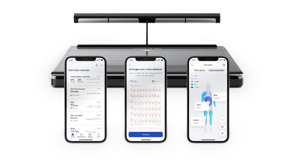 Balance Withings Body Scan // Source : Withings