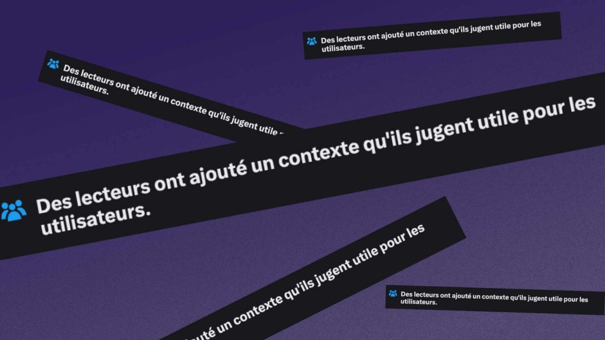 Les Community Note de X (ex-Twitter) ne sont pas neutres // Source : Montage Numerama