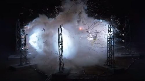 L'explosion du module de Sierra Space. // Source : Capture YouTube Sierra Space