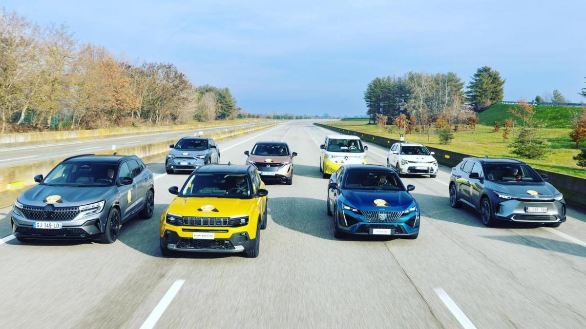 Voitures finalistes du Car of the Year 2023 // Source : Car of the Year - Facebook