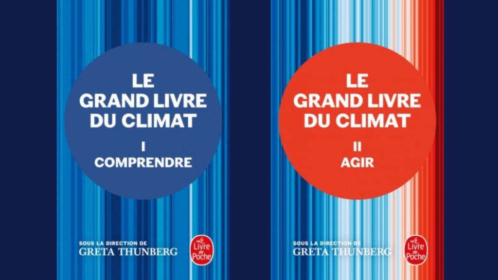 Les deux tomes du Grand Livre du Climat, en poche : Comprendre, Agir. // Source : Livre de Poche