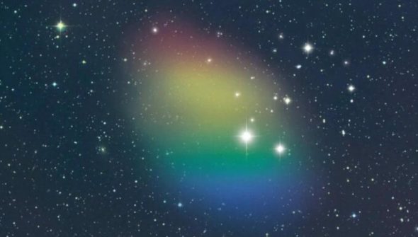 Galaxie sans étoiles, la première du genre : j061352. // Source : STScI/NSF/GBO/P.Vosteen