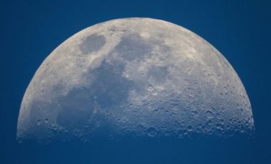 La Lune. // Source : Flickr/CC/Kevin Gill (photo recadrée)