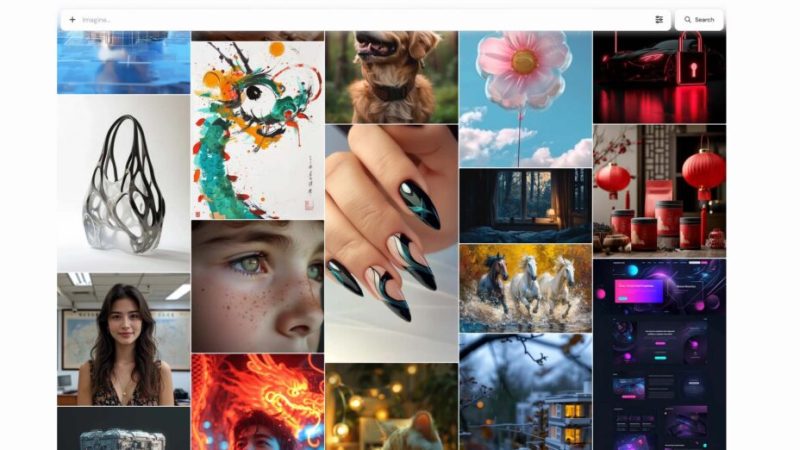 Comment créer des images directement sur le site de Midjourney
