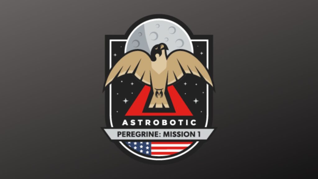 L'écusson de la mission Peregrine. // Source : Astrobotic Technology
