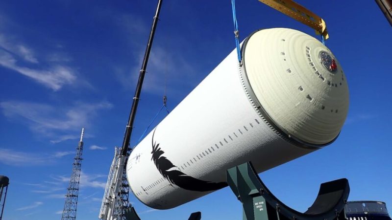 La fusée vertigineuse de 100 mètres de Blue Origin est enfin assemblée