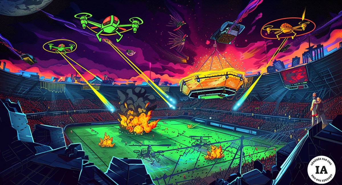 numerama_stadium_drones_above_the_stadium_lasers_shooting_at_them