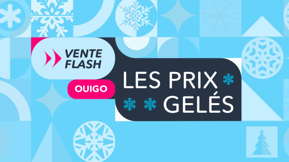 Prix gelés Ouigo // Source : Ouigo