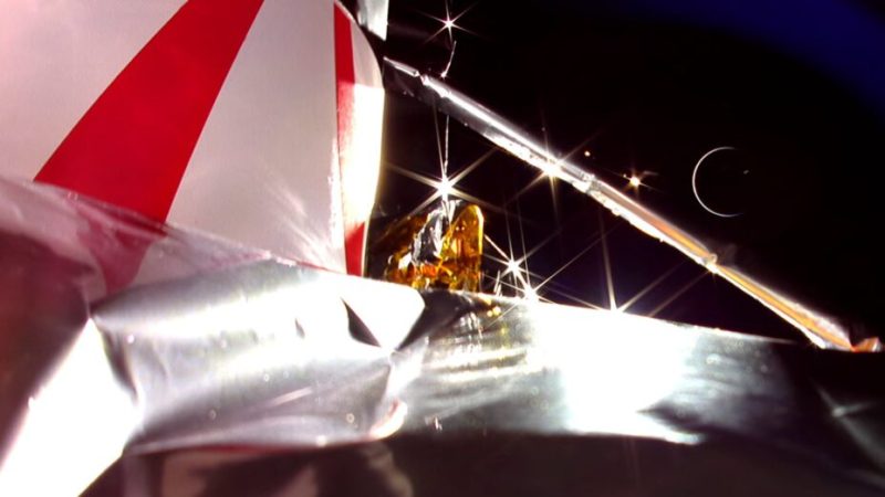 Voilà la dernière photo de Peregrine avant son crash sur Terre