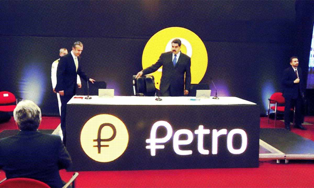 Présentation du Petro par Nicolas Maduro // Source : AFP / YouTube