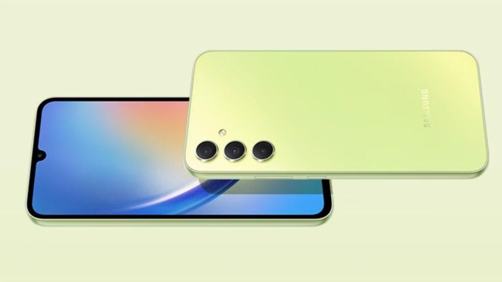 Le Galaxy A34 est classique // Source : Samsung Le Galaxy A34 est classique // Source : Samsung