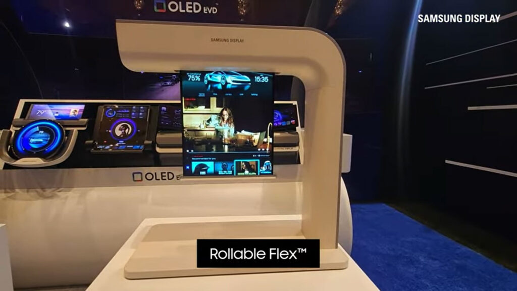 Samsung display rollable flex // Source : Samsung