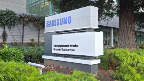 L'entrée du Samsung Research America. // Source : Numerama