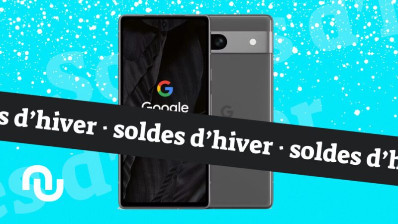 En promotion pour les soldes, le Google Pixel 7a s’accompagne d’un chargeur offert