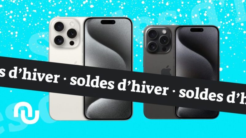 Les iPhone 15 baissent de prix pour les soldes