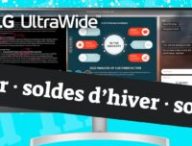 LG UltraWide soldes // Source : Montage Numerama