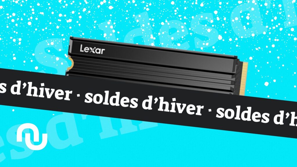 SSD Lexar solde // Source : Montage Numerama