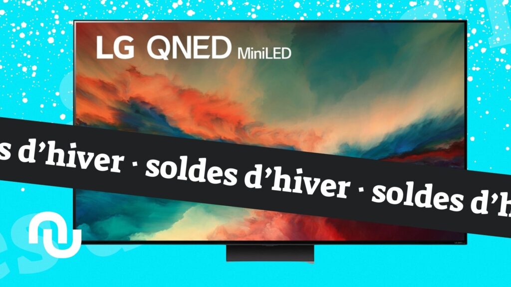 Le gran téléviseur LG miniLED est 35 % moins cher pour les soldes // Source : montage Numerama