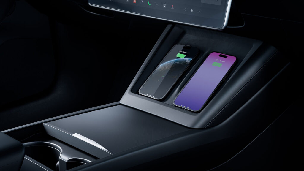 Tesla Model 3 double chargeur // Source : Tesla 