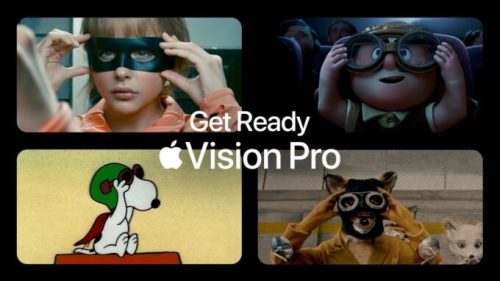 La publicité du Apple Vision Pro. // Source : Apple