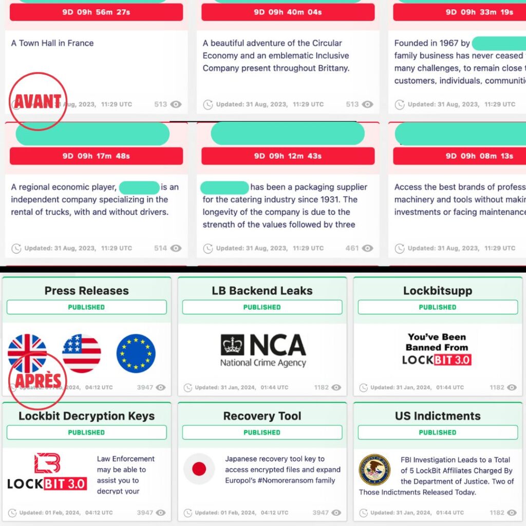 Where cybercriminals once flaunted their victim and their data, now there are press releases and arrest warrants.  // Source: Numerama