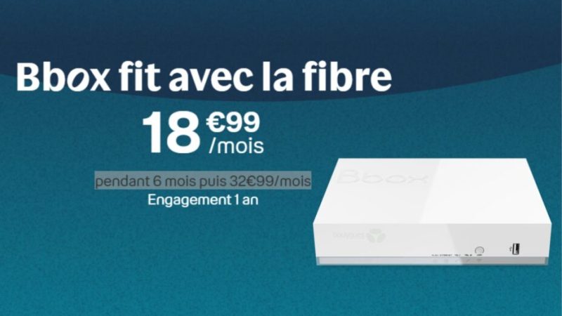 Bbox fit : c’est le forfait le moins cher du moment pour avoir la fibre à la maison