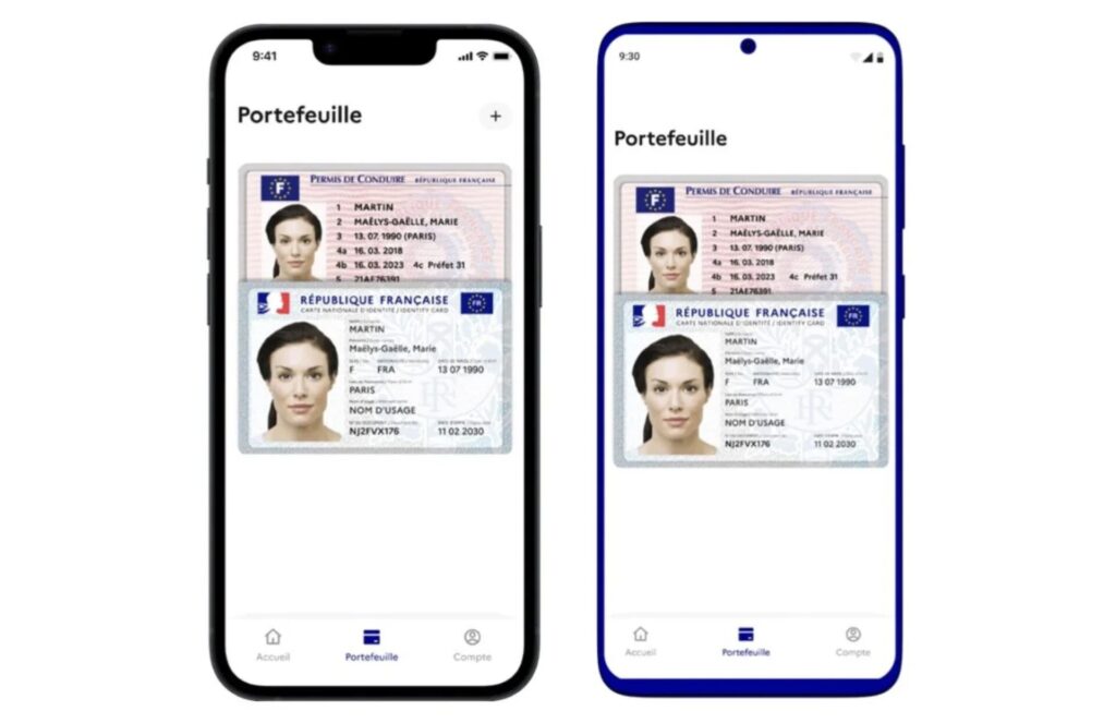 Driving license on smartphone // Source: Government 