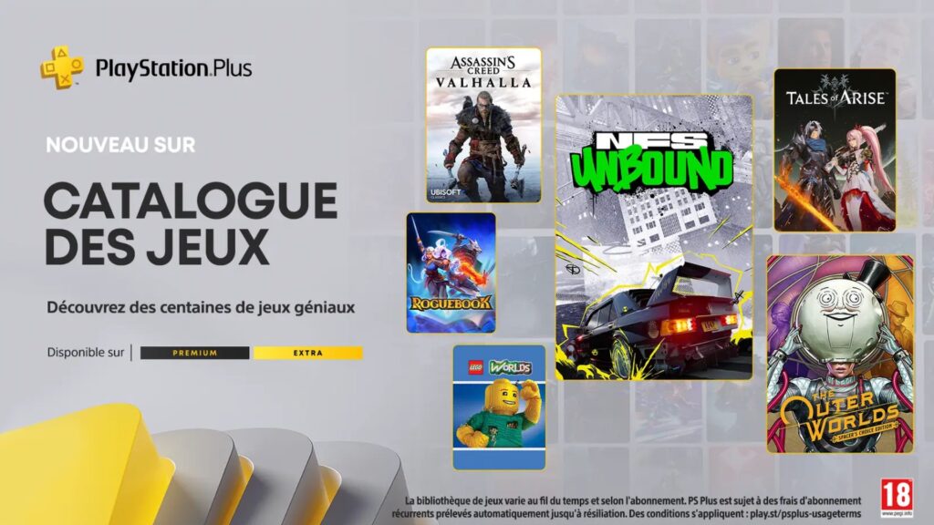 PlayStation Plus Extra en février 2024 // Source : Sony