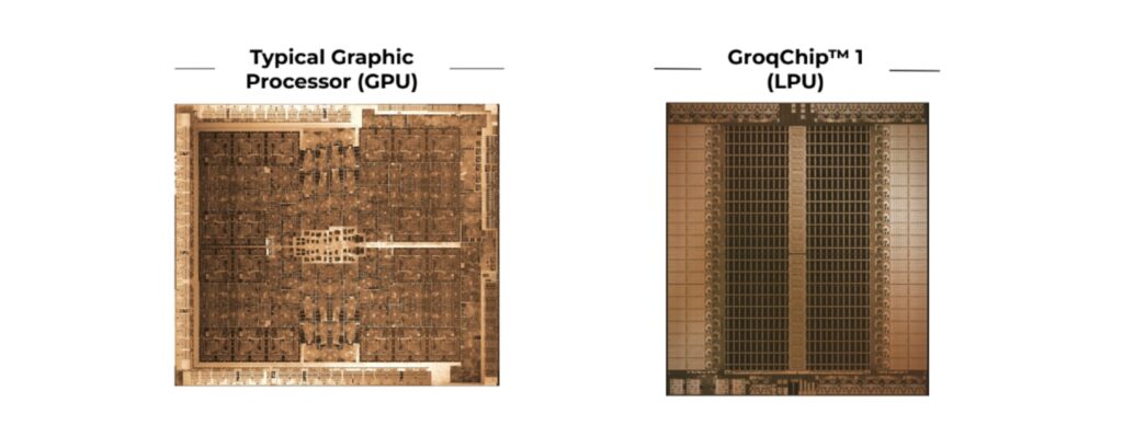Une puce GroqChip est plus simple qu'un GPU.