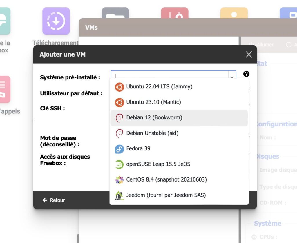 La configuration d'une machine virtuelle Plex est très simple en suivant le tutoriel.