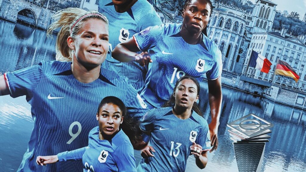 L'équipe de France de foot féminin // Source : Twitter Équipe de France Féminine