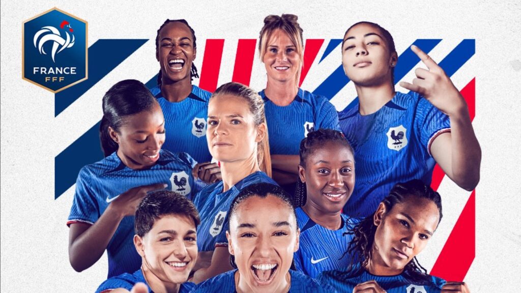 L'équipe de France de foot féminin // Source : Twitter Équipe de France Féminine