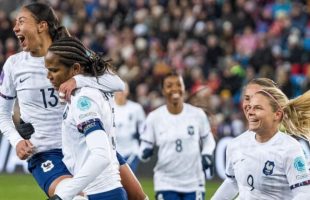 L'équipe de France de foot féminin // Source : Twitter Équipe de France Féminine