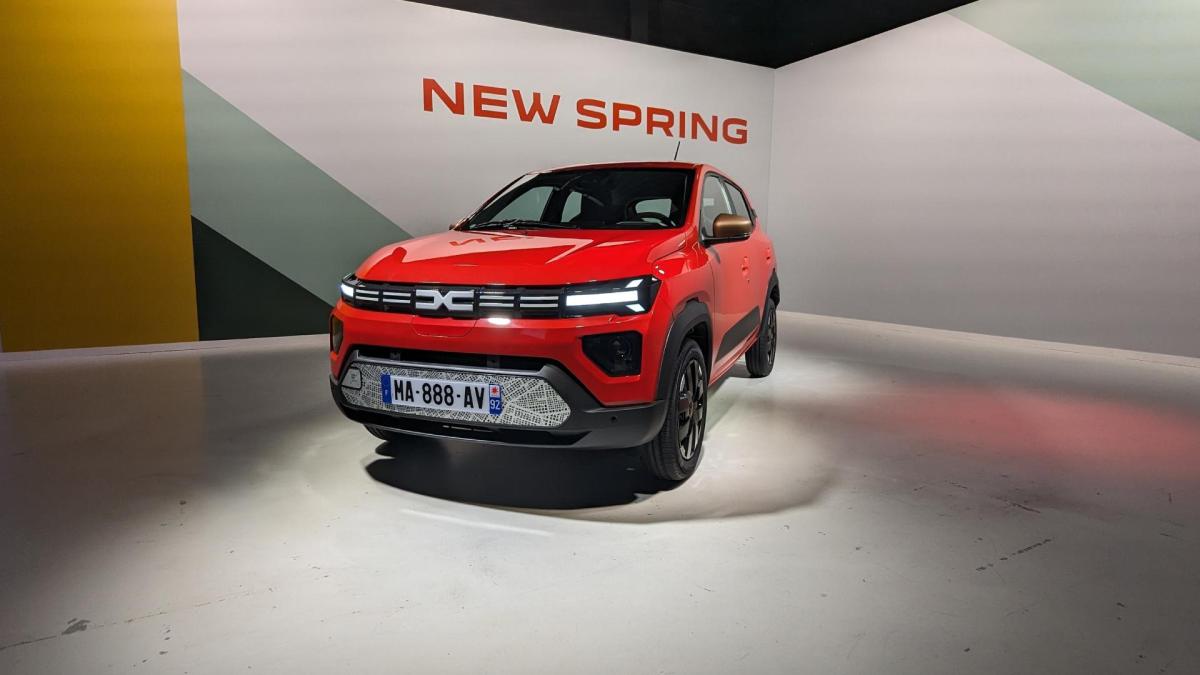 Nouvelle Dacia Spring 2024 // Source : Raphaelle Baut pour Numerama