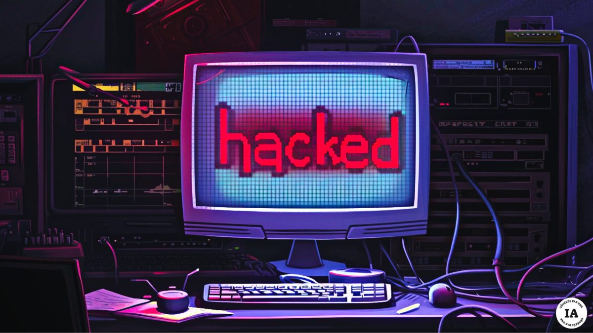 Les hackers de Lockbit se sont mis au défacement de site. // Source : Numerama avec Midjourney