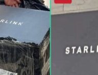 Des Kits Starlink potentiellement stockés en Russie. // Source : X