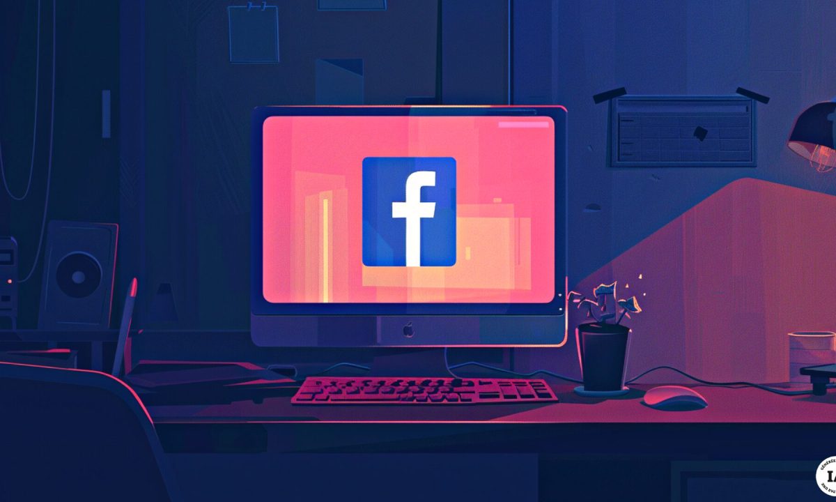 Facebook est encore la marque la plus usurpée par les cybercriminels. // Source : Numerama avec Midjourney