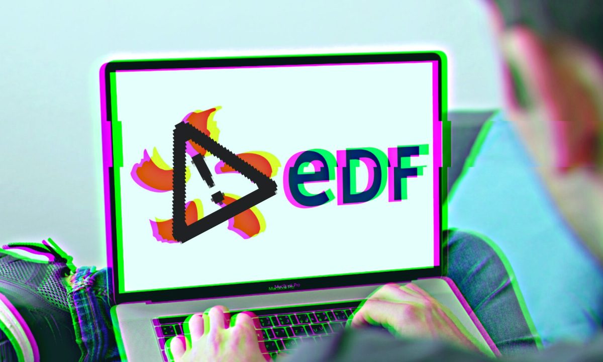 EDF confirme le piratage de comptes. // Source : Canva