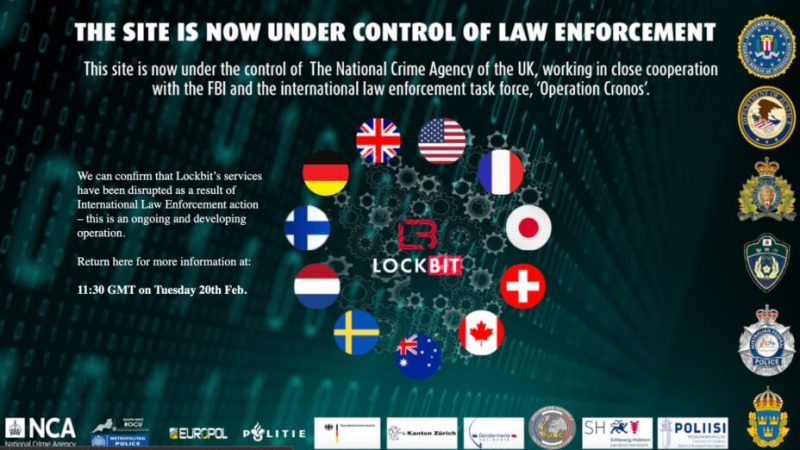 Les polices de 11 pays, dont la France, abattent le site de Lockbit, le plus important gang de hackers