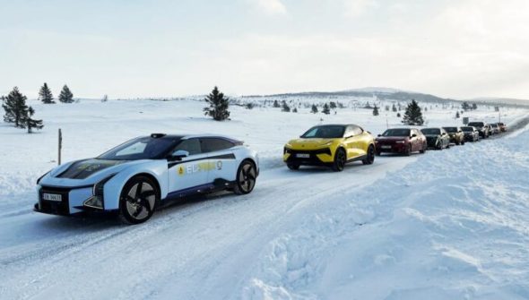 Test d'autonomie hivernale en norvège // Source : Association norvégienne des automobiles (NAF)