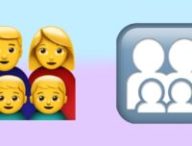 Les anciens et nouveaux emoji famille. // Source : Numerama