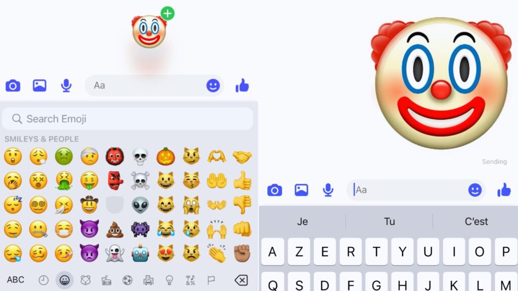 Le saviezvous ? Un iPhone peut envoyer des émojis géants Numerama
